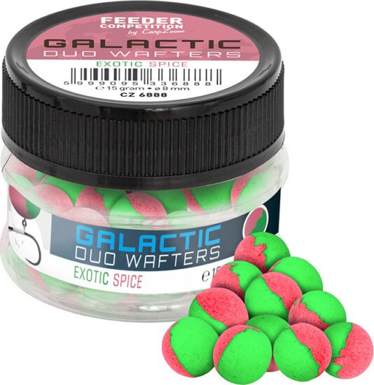 Feeder Competition Galactic Duo Wafters horogcsali, 8mm, egzotikus, fűszeres, 15g