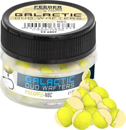 Feeder Competition Galactic Duo Wafters horogcsali, 10mm, ananász, vajsav(NBC), 15g