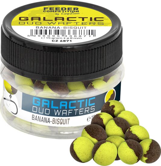 Feeder Competition Galactic Duo Wafters horogcsali, 10cm, banán, keksz, 15g