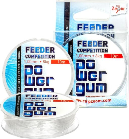 Feeder Competition Erőgumi, o 1,00mm, 10m, 8kg, áttetsző