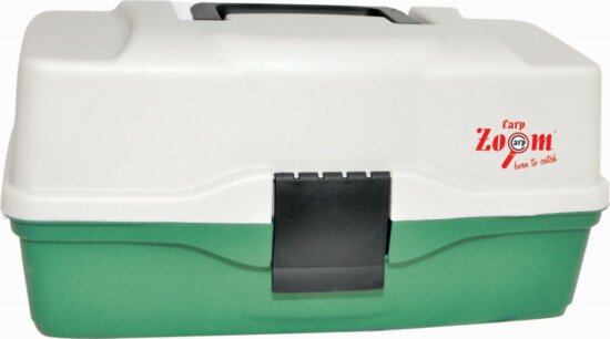 CarpZoom Standard tálcás horgászláda 2 tálcás, 34x15,5x16cm