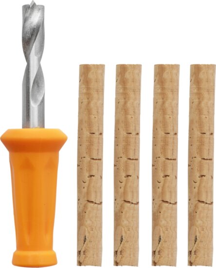 CarpZoom Rozsdamentes csalifúró 4db parafa rúddal, o 6mm