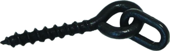 CarpZoom Pop up csavar ovális karikával, 12mm, fekete, 10db