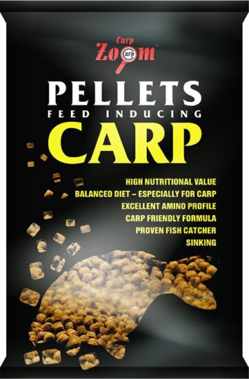 CarpZoom Pontyozó etetőpellet, 6mm, natúr, 800g