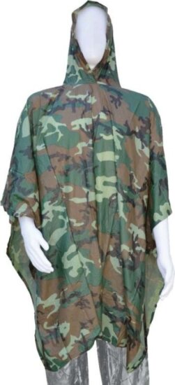 CarpZoom Poncsó, 122x100cm, terepmintás