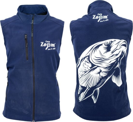 CarpZoom Női softshell mellény, S, sötétkék