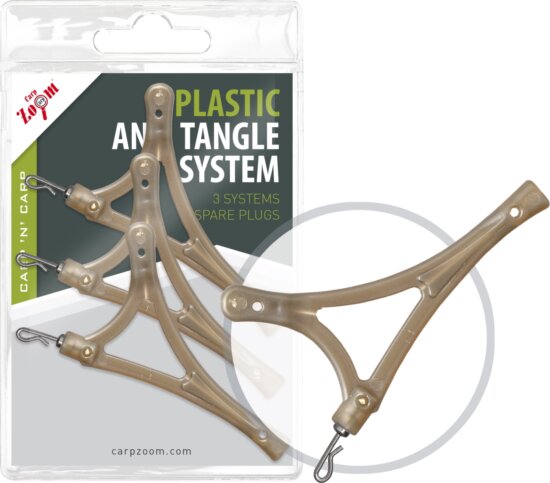 CarpZoom Műanyag gubancgátló forgókapoccsal, 60mm, 3db