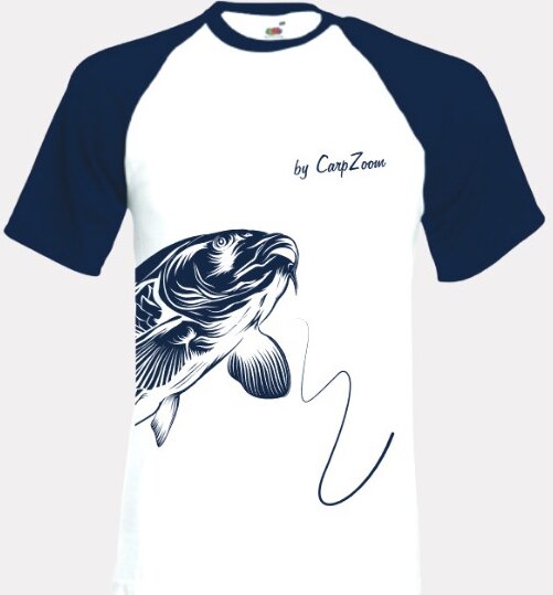 CarpZoom Limitált fehér- kék póló, XL