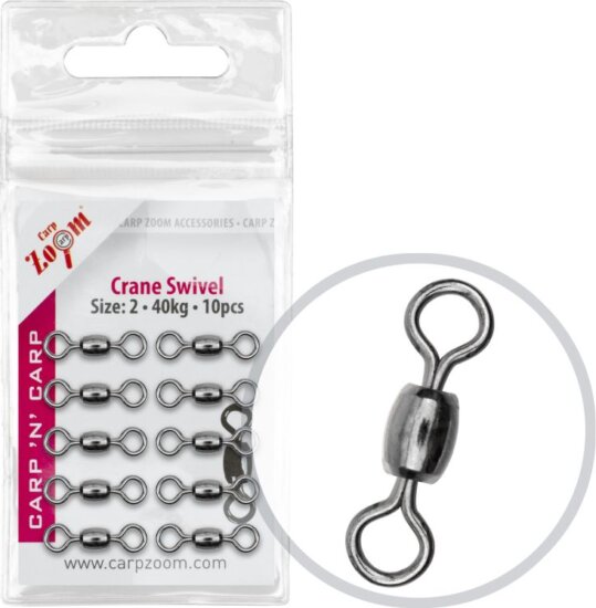 CarpZoom Hordótestű forgó, #8, 10db