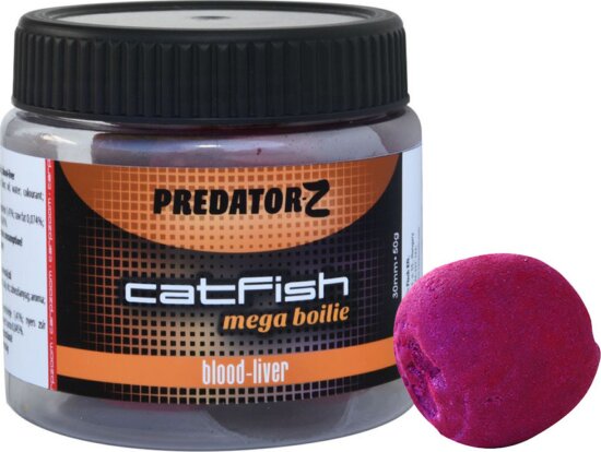 CarpZoom Harcsa mega bojli, vér, hal, 50g