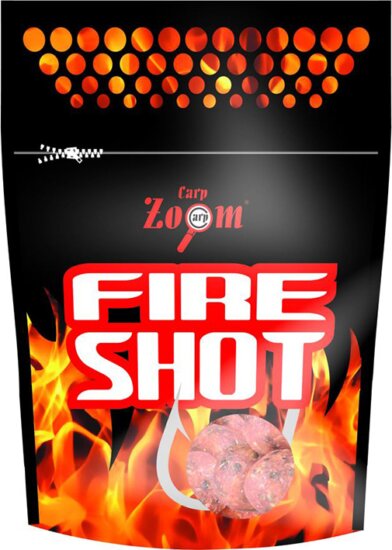 CarpZoom Fire Shot csalizó bojli, 16mm, fűszeres, fokhagyma, 120g
