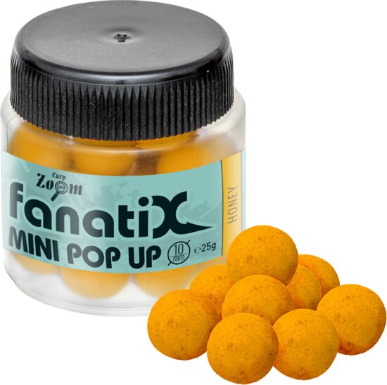CarpZoom Fanati-X Mini Pop Up horogcsali, 10mm, méz, 25g