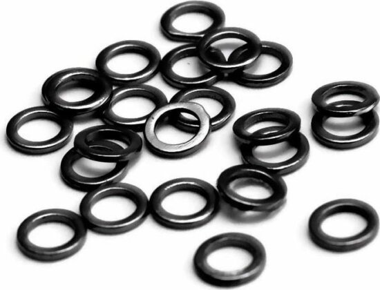 CarpZoom Előkegyűrű, o 3mm, matt fekete, 25db