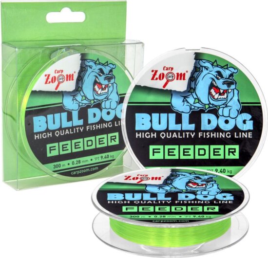 CarpZoom Bull-Dog Feeder horgászzsinór, o 0,31mm, 300m, 11,2kg, zöld