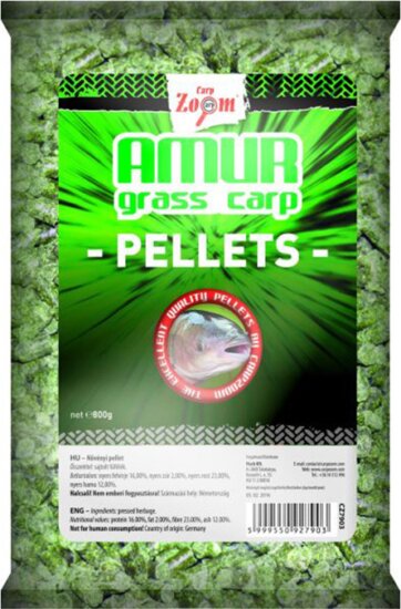 CarpZoom Amur Pellet, 20mm, speciális, 800g