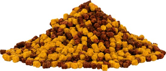 CarpZoom 2in1 Turbo gyors oldódású pellet, 3mm, csoki, narancs, 500g