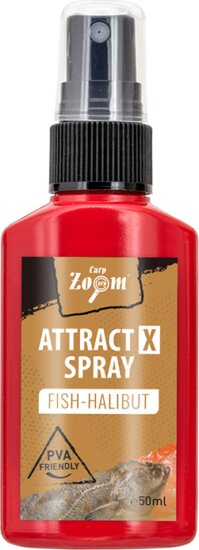 CarpZoom AttractX aroma spray, halas, halibut, 50ml