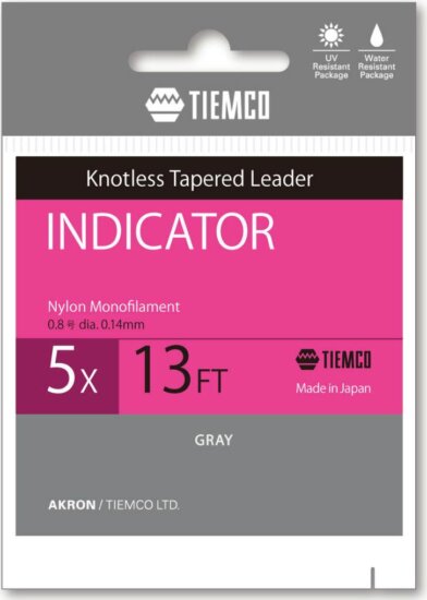 Tiemco Vékonyodó Előke Indicator Tapered Leader 13ft 3X