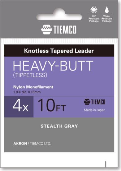Tiemco Vékonyodó Előke Heavy Butt Leader 10ft 5X