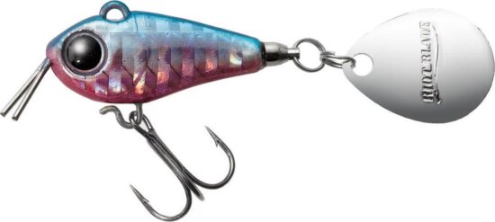 Spinnertail Tiemco Riot Blade S 25mm 9g 09 Holo Blue Pink