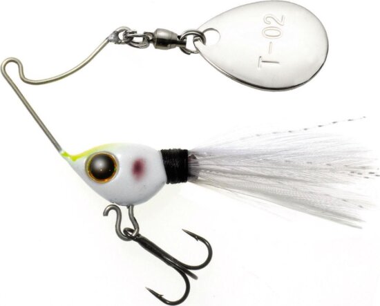Spinnerbait Tiemco Necromancer 6.5g 45mm 10 Christal White