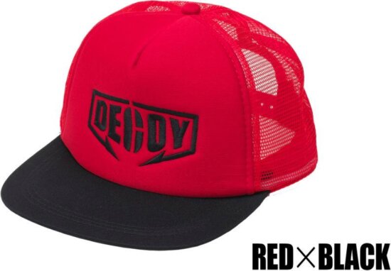 Sapka Decoy Da-17 Flat Mesh Cap Red Black