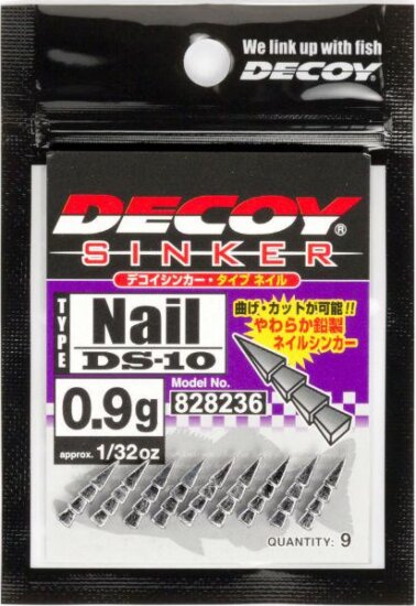 Ólom Decoy Ds-10 Nail Sinker 1.2g