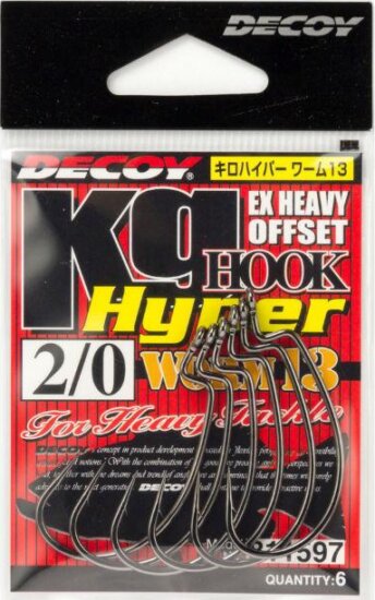 Offset Horog Decoy Worm 13kg Hyper 3/0