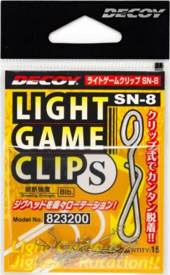 Kapocs Decoy Sn-8 Light Game Clip S 8lbs