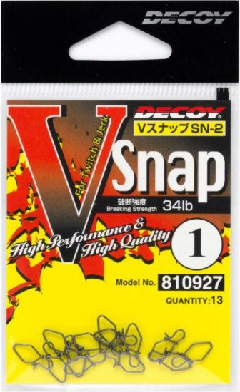 Kapocs Decoy Sn-2 V Snap #0 30lbs