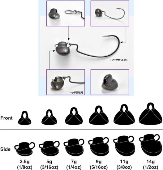Jig Fej Ólom Decoy Ds-13 Switch Head 5g