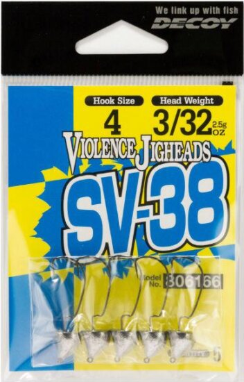 Jig Fej Offset Decoy Sv-38 Violence #6 1.8g