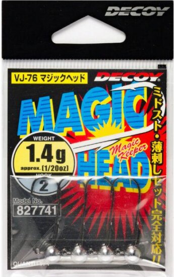 Jig Fej Decoy Vj-76magic Head #2 1.8g