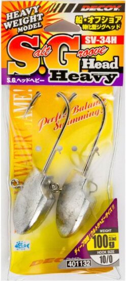 Jig Fej Decoy Sv-34H S.g Head Heavy #10/0 80g