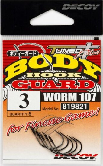 Horog Bokorugró Decoy Worm 107 Body Guard 1