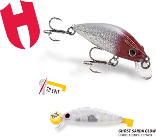 Herakles Yume 50S Sw 5cm 4.3g Ghost Sarda Glow