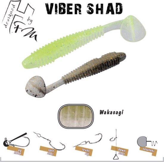 Herakles Viber Shad 3" 7.6cm Wakasagi