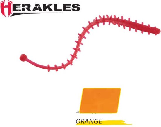 Herakles Tremors Worm 6.8cm Orange