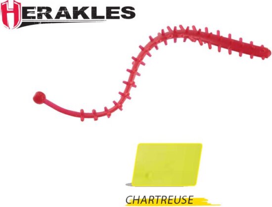 Herakles Tremors Worm 6.8cm Chartreuse
