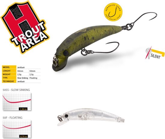 Herakles Teser 50Ss 5.0cm 2.5g Ghost