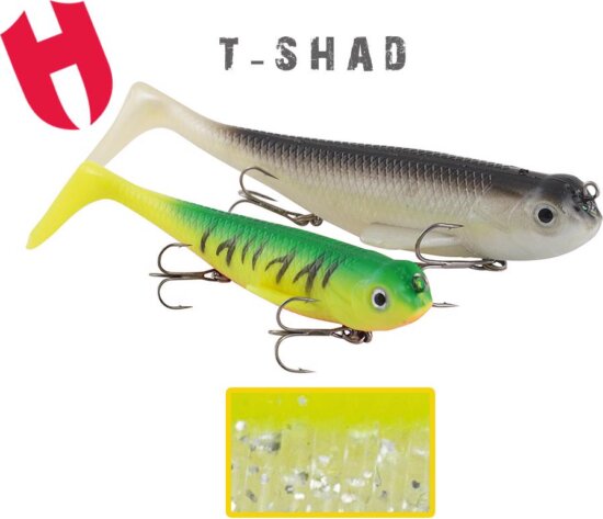 Herakles T-Shad 12cm Chartreuse Bloody