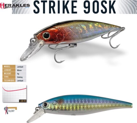 Herakles Strike 90Sk 9cm 11g Rainbow