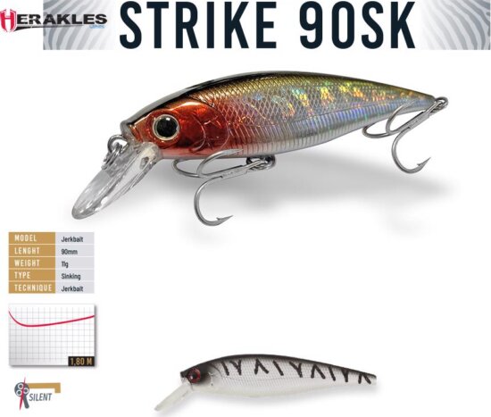 Herakles Strike 90Sk 9cm 11g Bandit Tiger
