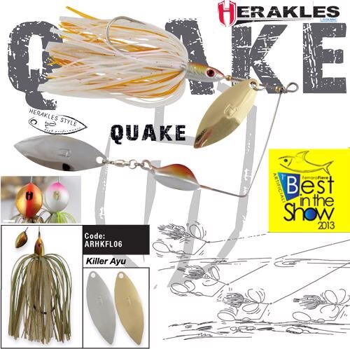 Herakles Spinnerbait Quake 5/8Oz 17.5g Killer Ayu