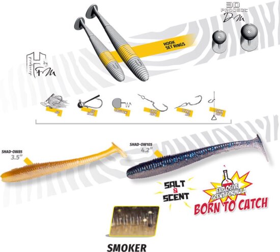 Herakles Shad-Ow105 4.2" 10.5cm Smoker