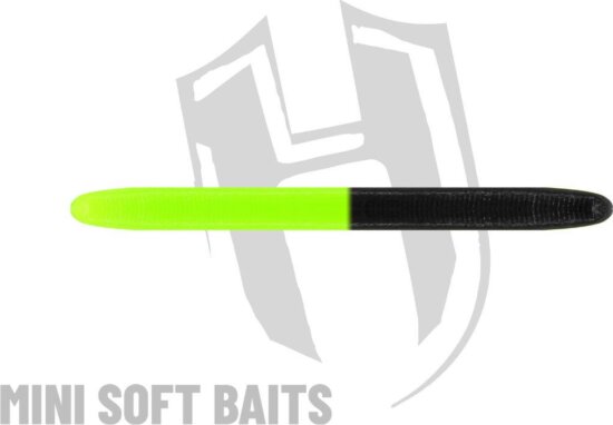 Herakles Rdb Worm 60mm Cheese Black Chartreuse