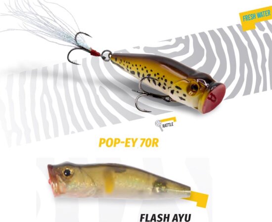 Herakles Popper Pop-Ey 70 R 7cm 19.5g Flash Ayu