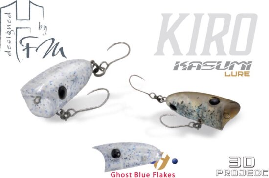 Herakles Popper Area Kiro F 2.7cm 1.8g Ghost Blue Flakes