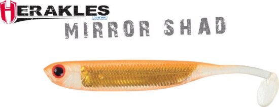 Herakles Mirror Shad 3.2" 8.1cm Orange Gold