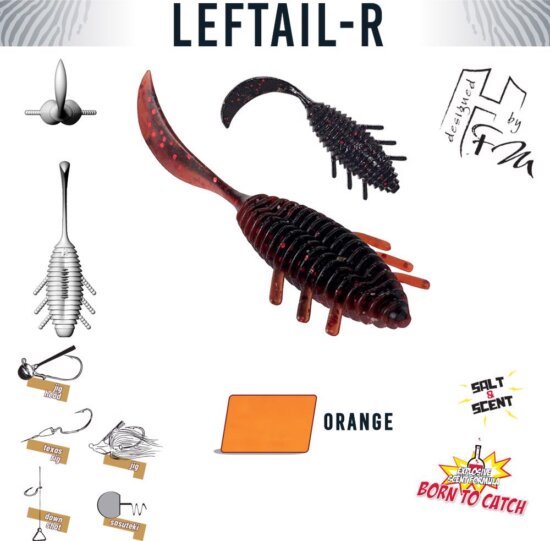 Herakles Leftail-R 1.8" 4.5cm Orange